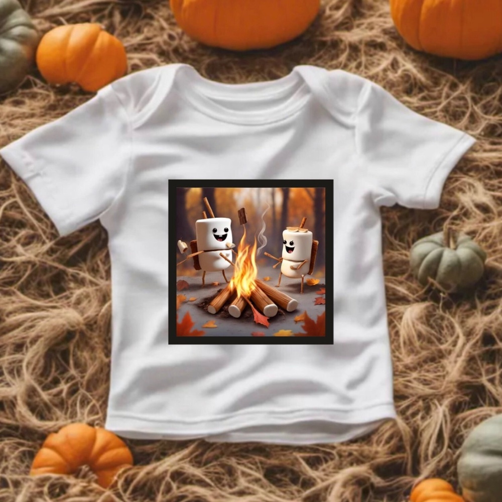 Kids/toddler marshmallow fall shirt